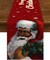 African American Merry Christmas Table Runner Black Santa Claus Snowflakes Home Table Decoration Xmas Winter Holiday Kitchen Decor (13" x 90")